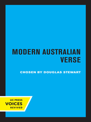 cover image of Modern Australian Verse
